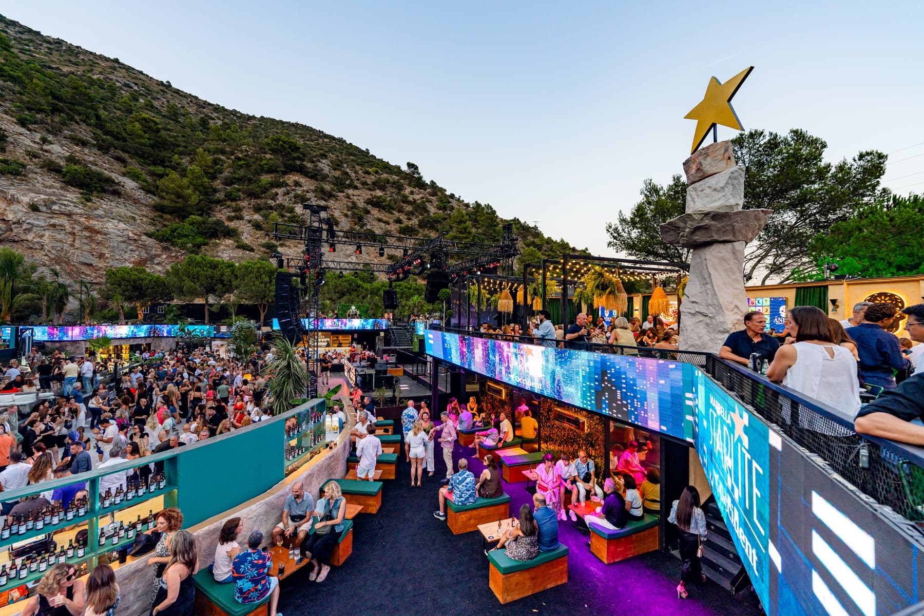 Panorámica de Ánima en el recinto de Starlite Occident