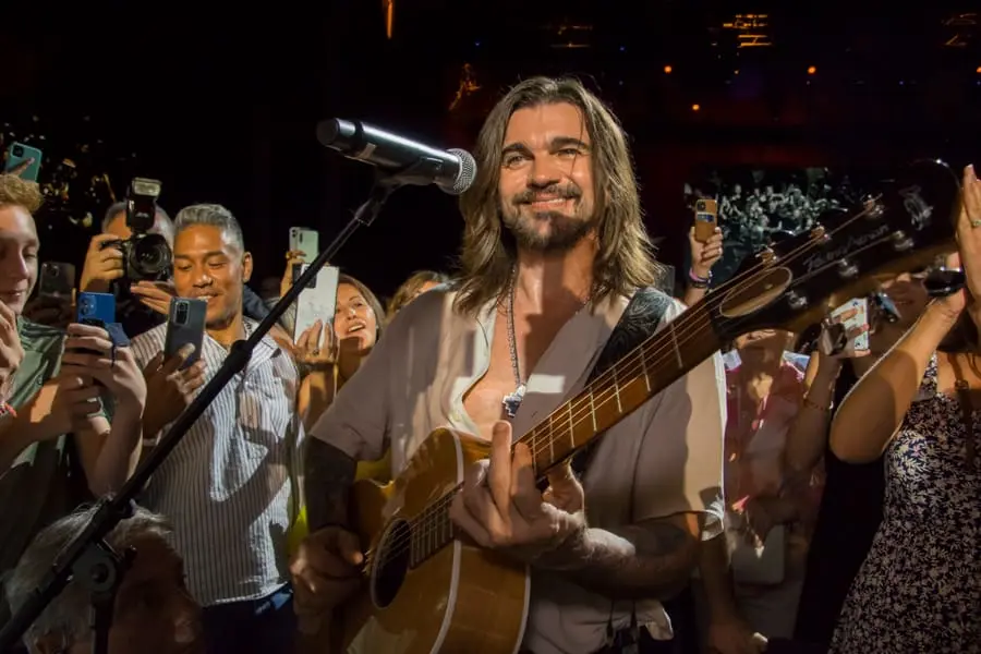 Juanes entre el público, Marbella 2022